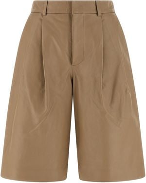 Yves Salomon Tassel Bermuda Shorts Bermuda And Short - Natural
