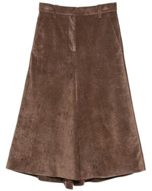Brunello Cucinelli Midi Skirt - Brown