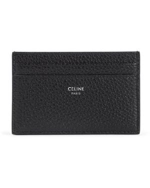 Celine Medium Card Holder - Black