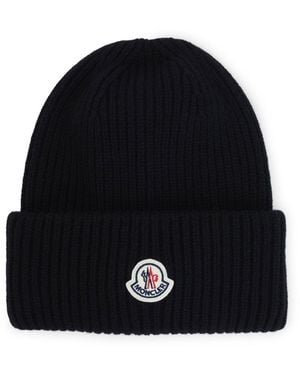 Moncler Virgin Wool Hat - Black
