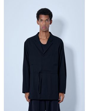 Kiko Kostadinov Laan Gathered Blazer - Blue