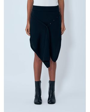 Lemaire Buttoned Skirt - Blue