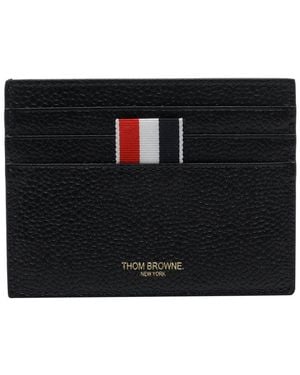 Thom Browne Logo Cards Holder - Black