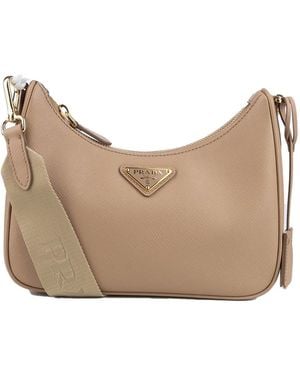 Prada Bags Crossbody Bags - White