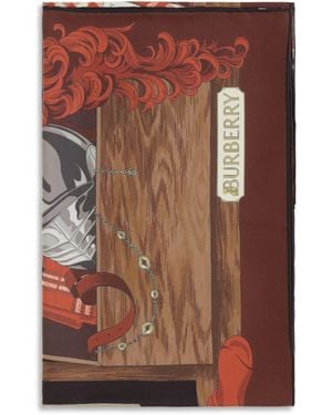 Burberry Silk Scarves - Brown