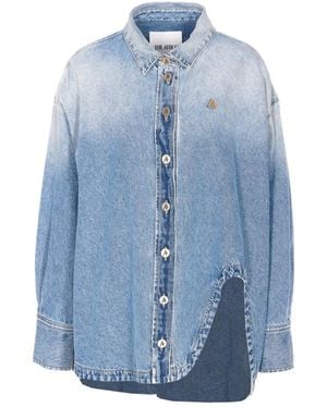 The Attico Diana Shirt Jacket - Blue
