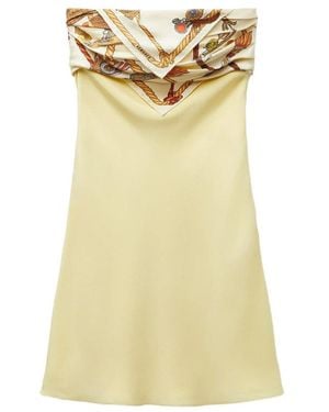 Versace Dress — Pale Silk - Yellow