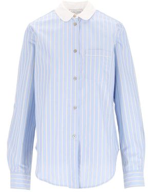 forte_forte Forte_Forte Shirt With French Collar - Blue
