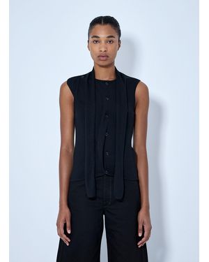 Lemaire Asymmetrical Vest - Blue