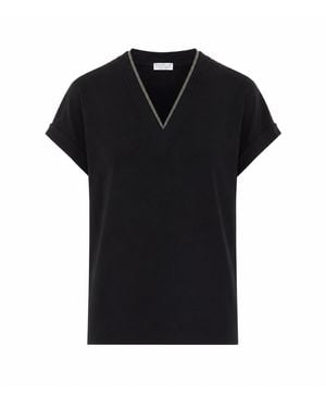 Brunello Cucinelli Monile T-Shirt - Black