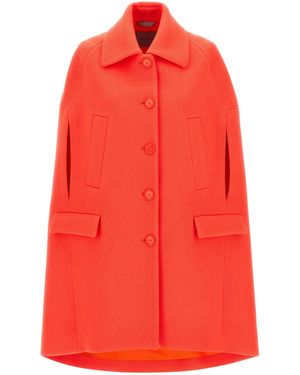 Balenciaga Cape Coat - Red