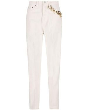 Celine Boyfriend Denim Jeans - White