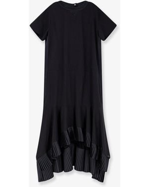 Sacai Dresses Cotone - Black