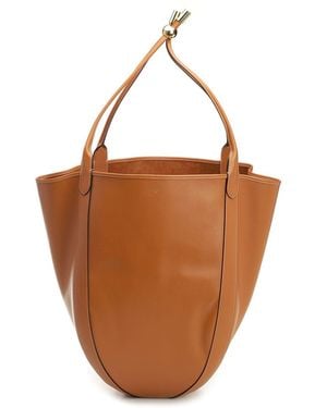 Celine Large Drop Bucket Bag - Brown