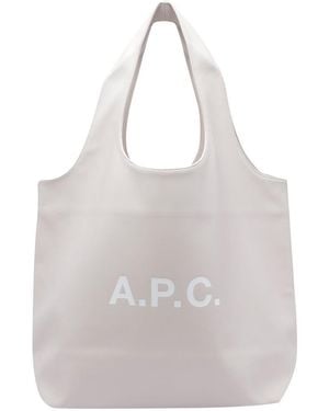 A.P.C. Ninon Tote Bag - Gray