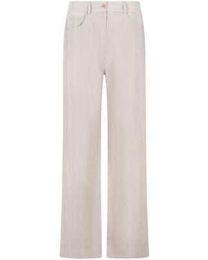 Acne Studios 'Check Casual' Cupro Pants - White
