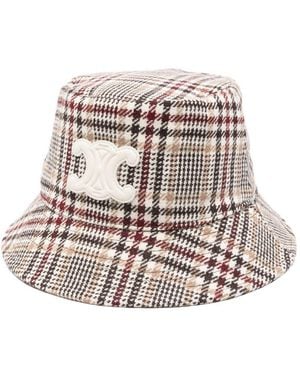 Celine Wool Bob Hat - White