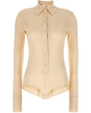 Sportmax 'Pera' Bodysuit - Natural