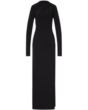 ANDAMANE Sophie Long Dress With Open Back - Black