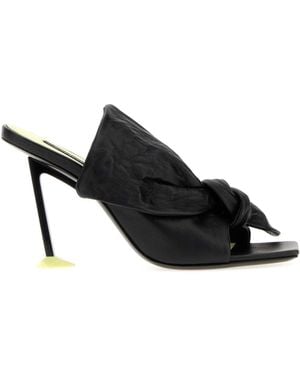 Givenchy Boudoir Bow Sandals 95Mm - Black