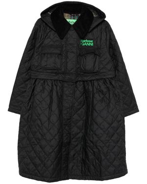 BARBOUR X GANNI Coats - Black