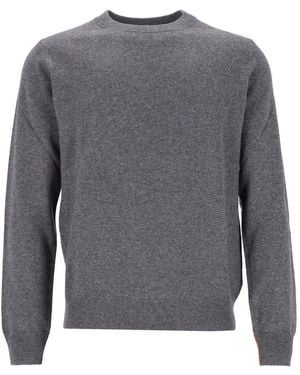 Paul Smith Cashmere Crew-Neck Sweater - Gray