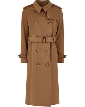 Burberry Clothing Coats - Brown