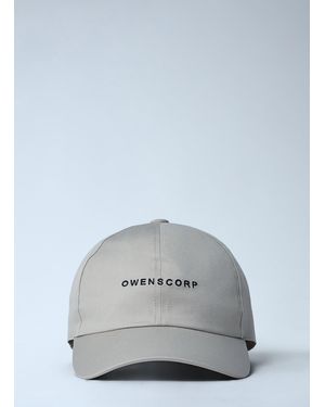 Rick Owens Logo Motif Baseball Cap - Gray