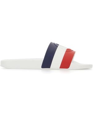 Moncler Shoes Slippers - White