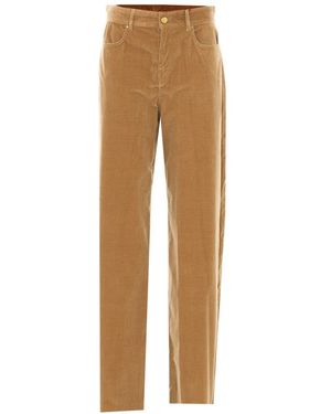 Max Mara Mstfragola Straight Pants - Natural
