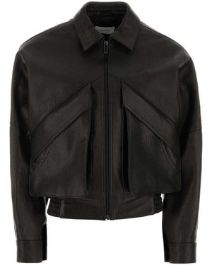 Magda Butrym Leather Jacket - Black