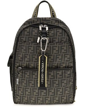 Fendi Superlight Ff Zucca Technical Fabric Backpack - Black