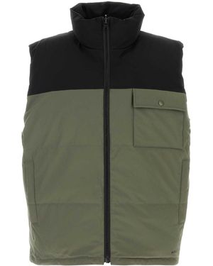 A.P.C. Two-Tone Stretch Polyester Doudoune Padded Jacket - Green