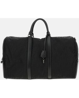 Fendi Ff Large Travel Bag - Black