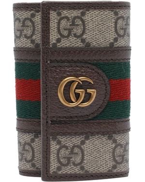 Gucci Ophidia Key Case - Gray