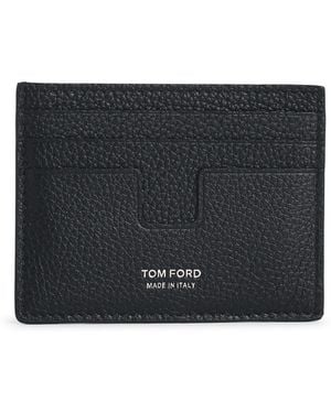 Tom Ford Leather Cardholder - Black