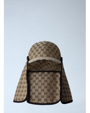Gucci Logo Motif Baseball Cap - Green