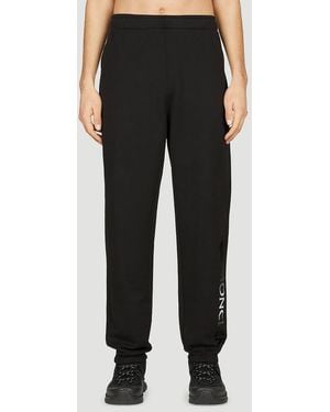 Moncler Logo Print Track Pants - Black