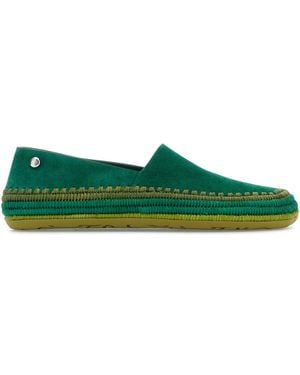 Loewe Paula's Ibiza Grass Suede Paula S Ibiza Rio Espadrilles - Green
