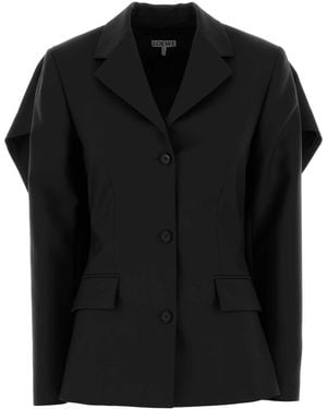 Loewe Wool Blazer - Black