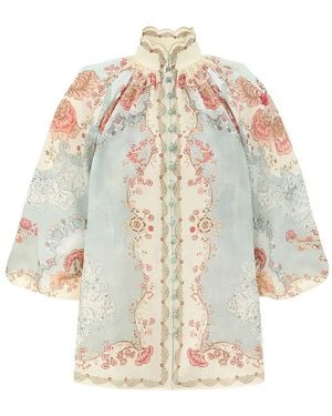 Zimmermann Daylight Printed Blouse - White