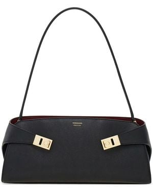 Ferragamo Hug East-West Shoulder Bag - Black