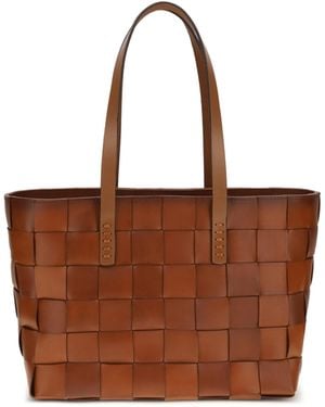 Dragon Diffusion Japan Leather Tote Bag - Brown