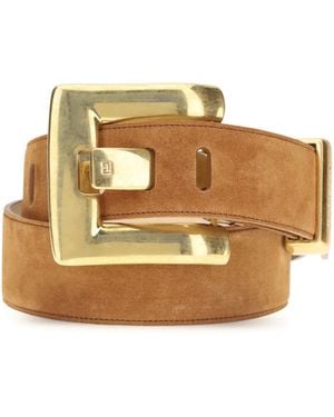 Balmain Anthem Belt - Metallic