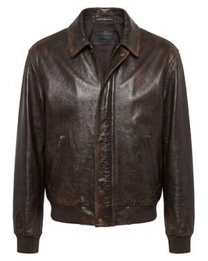 Prada Leather Jacket - Gray
