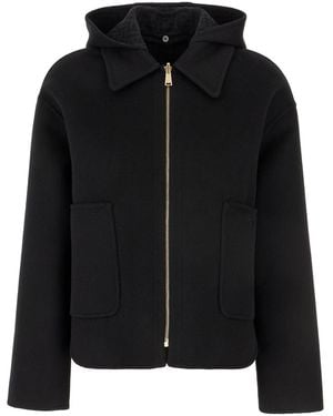 Fendi Clothing Coats - Black