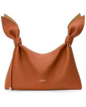 Loewe Scarf Medium Leather Shoulder Bag - Brown