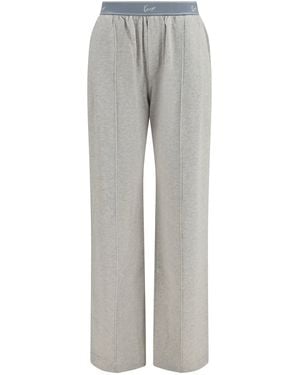 KENZO Signature Stretch Cotton Pants - Gray