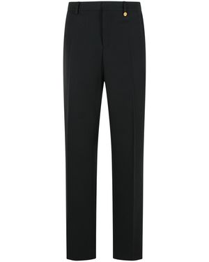 Versace Virgin Wool Pants - Black