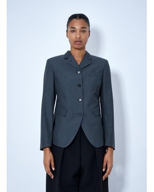Jil Sander Single-Breasted Tailored Blazer - Blue
